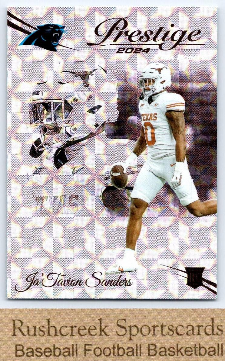 2024 Panini Prestige Football Hyper Xtra Points Ja'Tavion Sanders #358 PSA 10