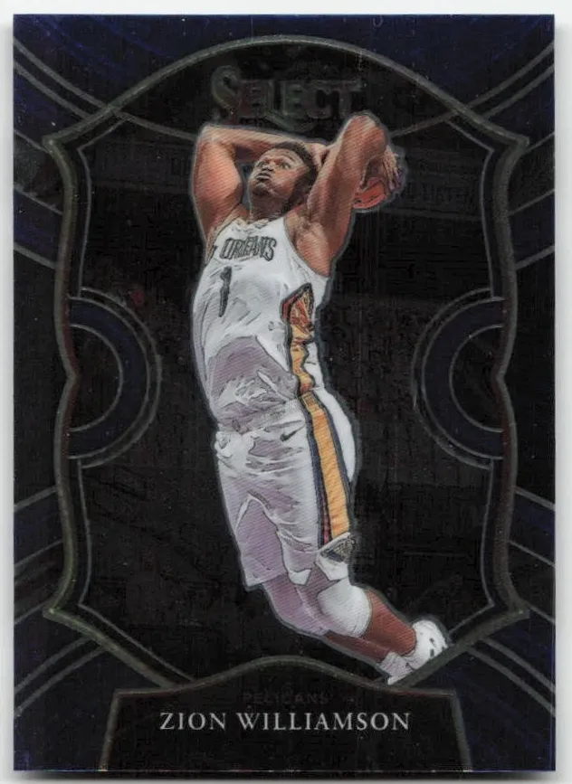 2020 Panini Select Basketball Blue Prizm Zion Williamson #1 SGC 9