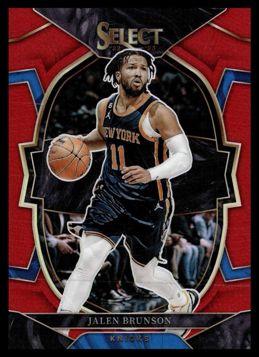 2022 Panini Select Basketball Red Jalen Brunson #22