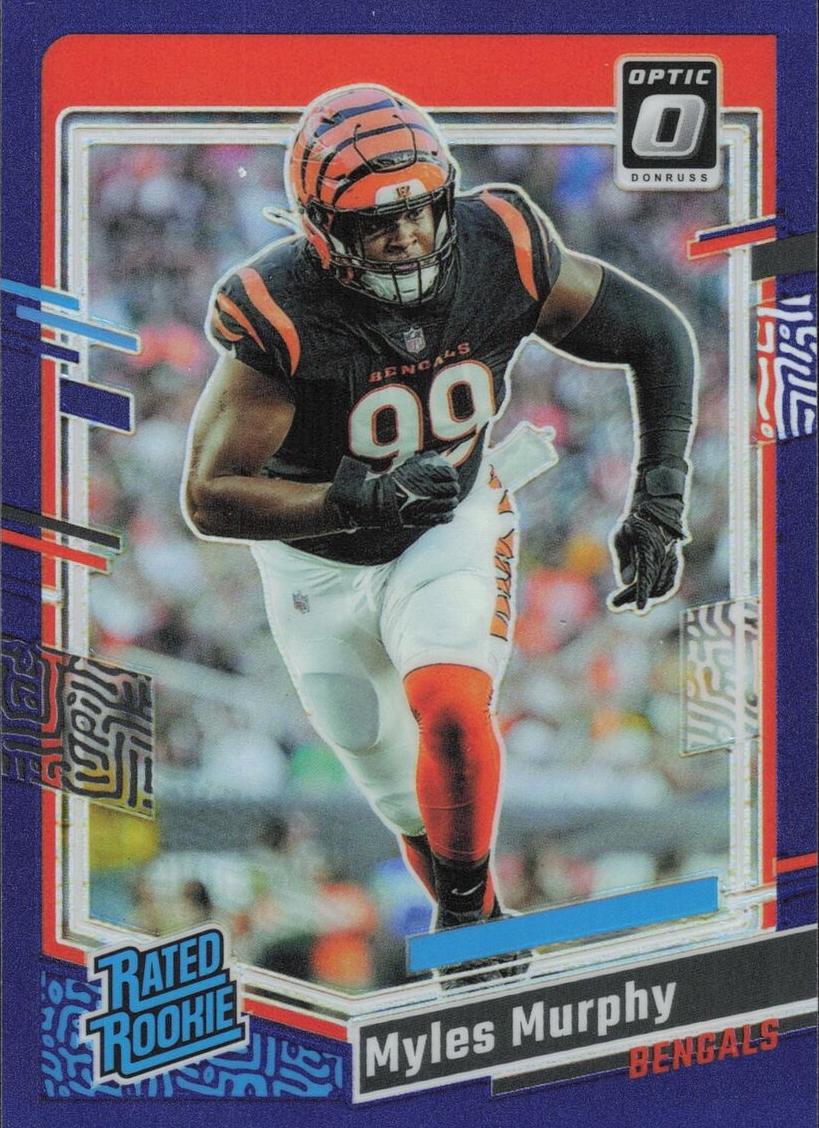 2023 Donruss Optic Football Purple Myles Murphy #222