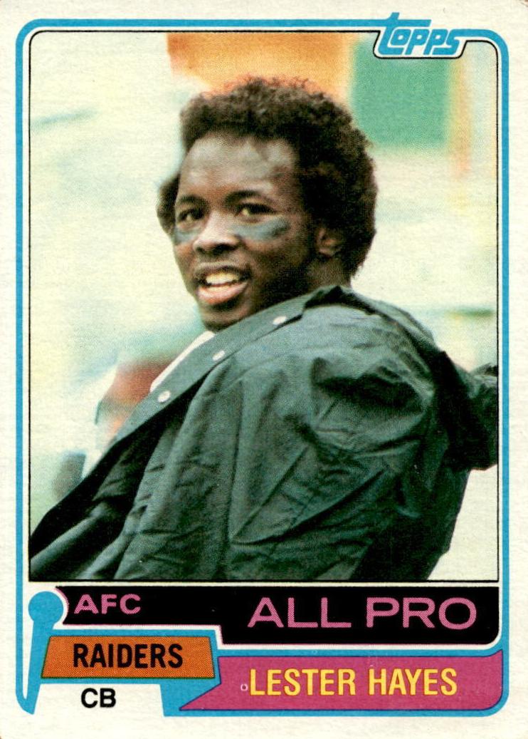 1981 Topps Football Lester Hayes #20 PSA 6