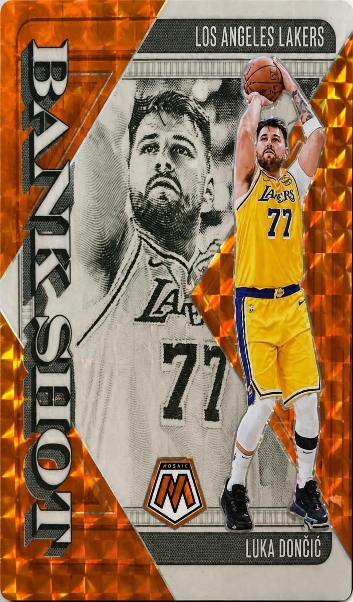 2024 Panini Mosaic Basketball Orange Luka Doncic #7