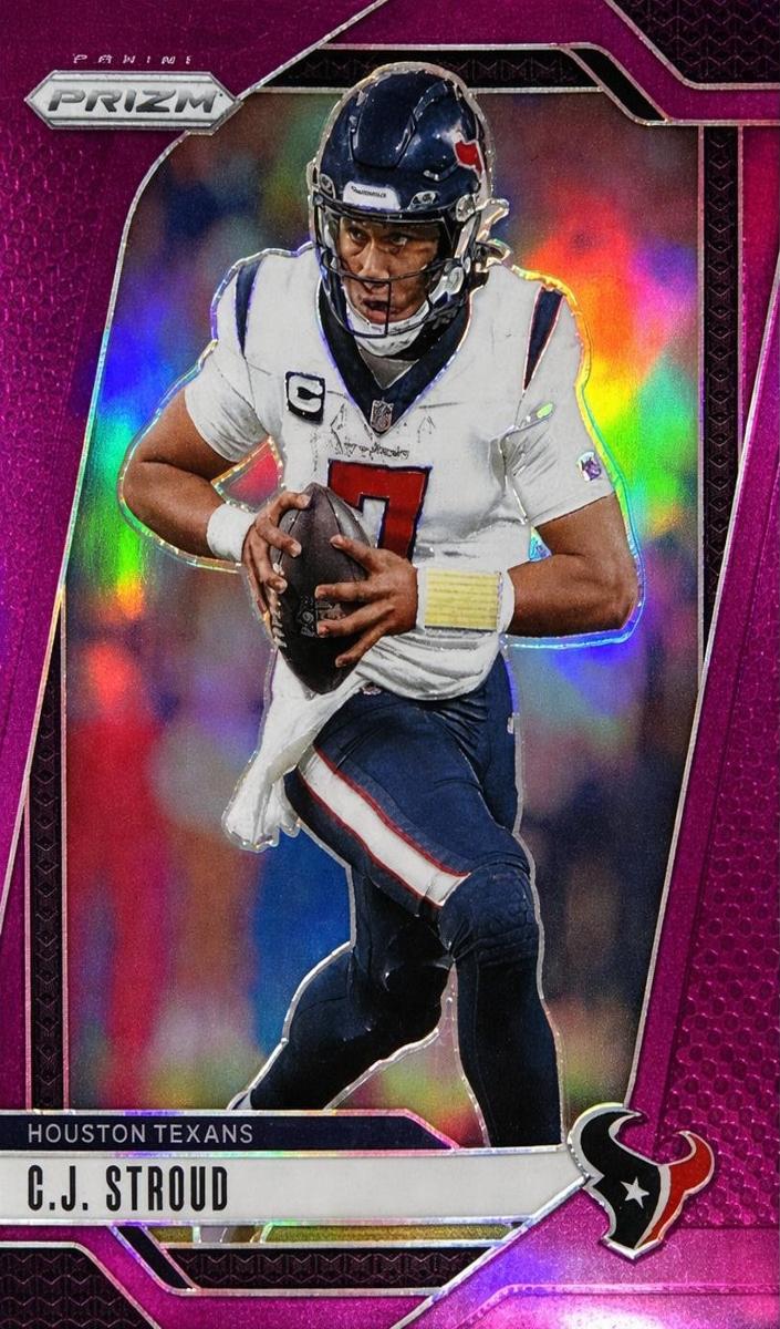 2024 Panini Prizm Football Purple C.J. Stroud #111 PSA 6