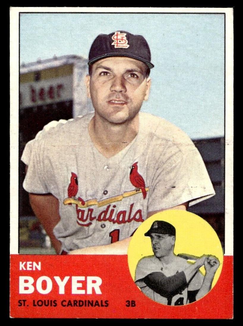 1963 Topps Baseball Ken Boyer #375