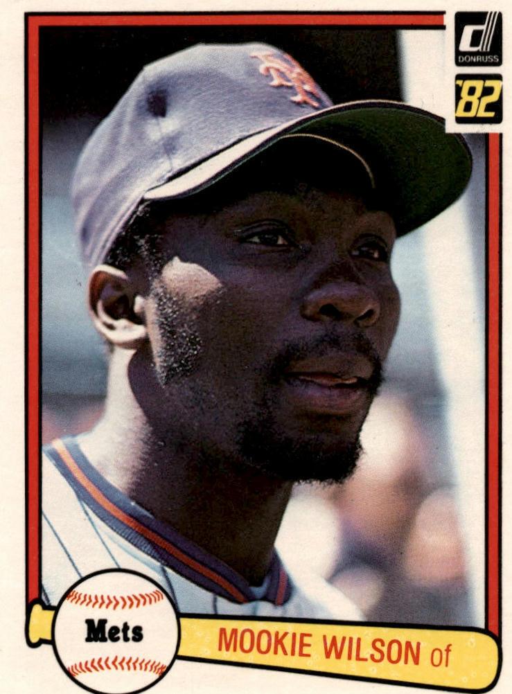1982 Donruss Baseball Mookie Wilson #175 PSA 8.5