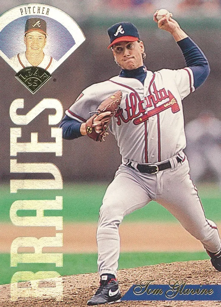 1995 Leaf Baseball Tom Glavine #250 PSA 10