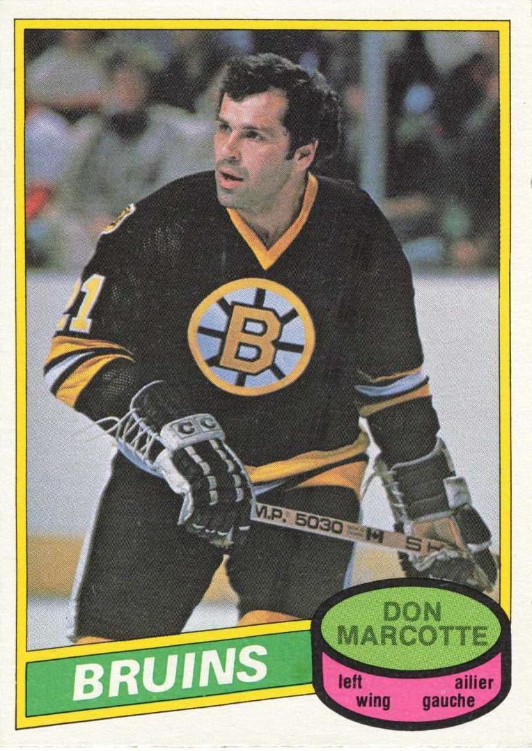 1980 O-Pee-Chee Hockey Don Marcotte #336 PSA 9