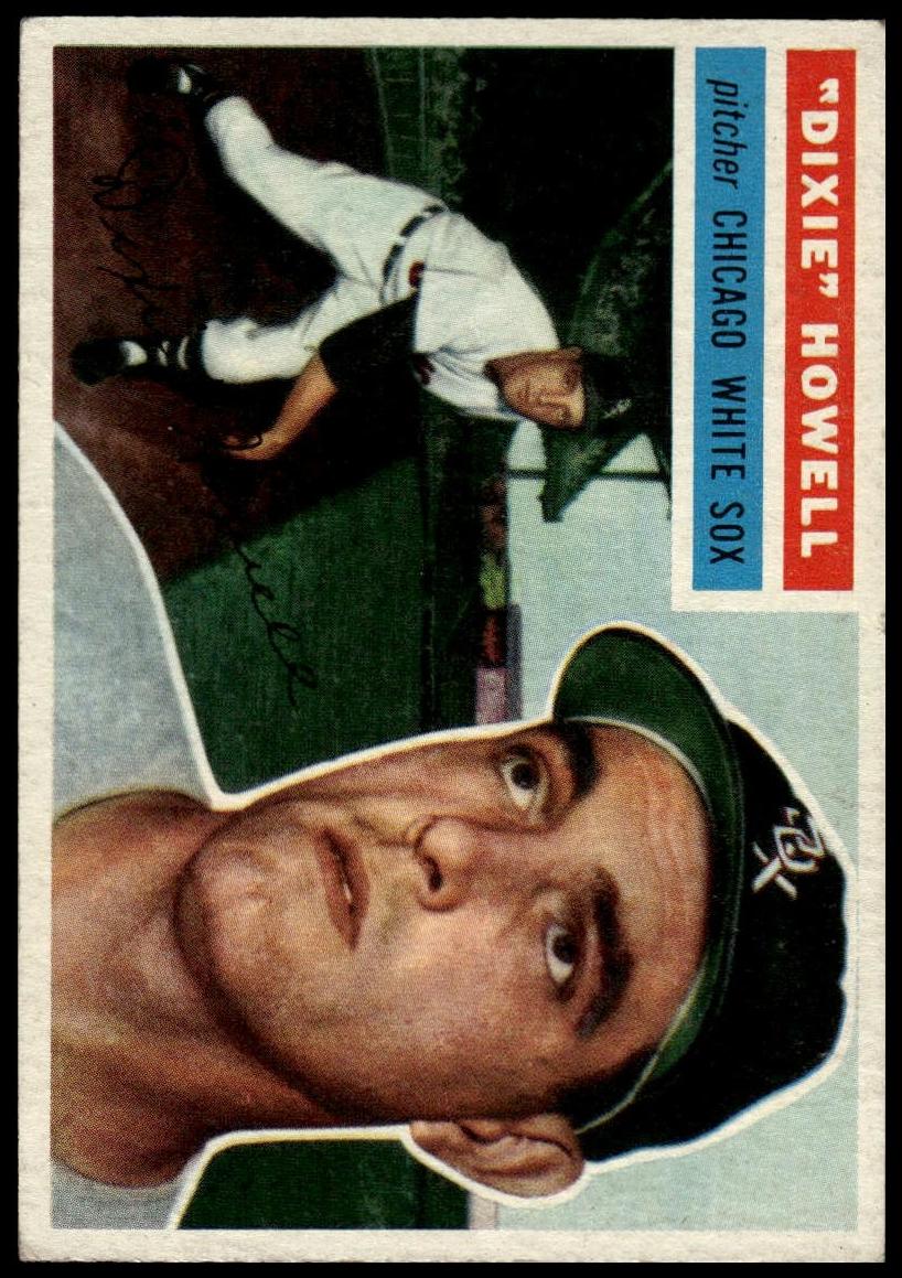 1956 Topps Baseball Gray Back Dixie Howell #149