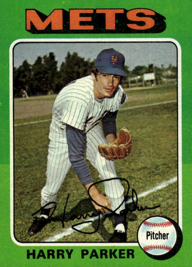 1975 Topps Baseball Harry Parker #214