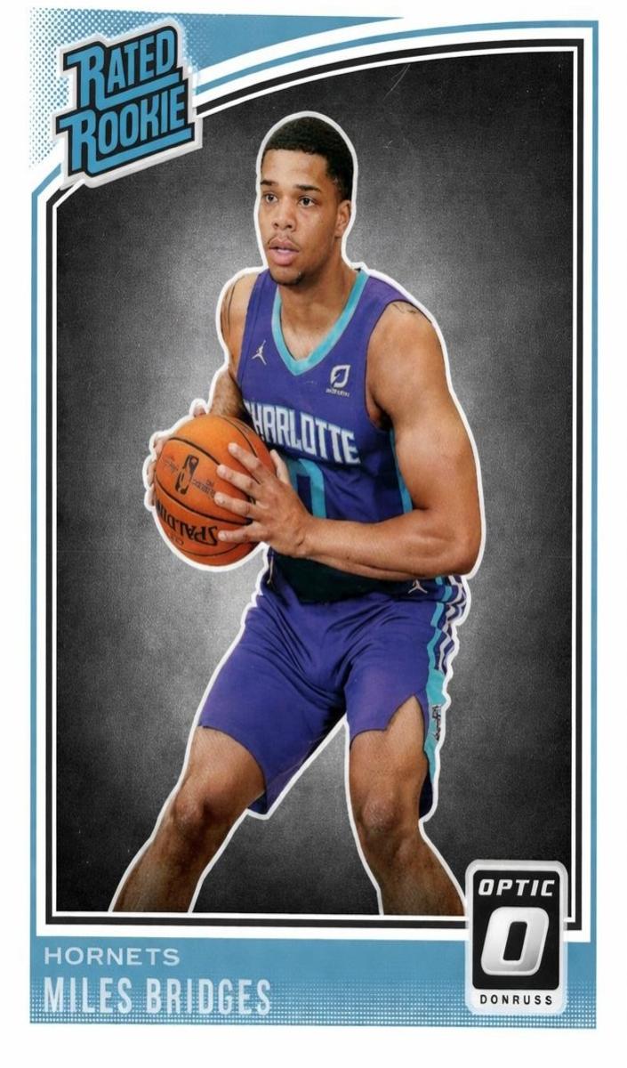 2018 Donruss Optic Basketball Holo Miles Bridges #172