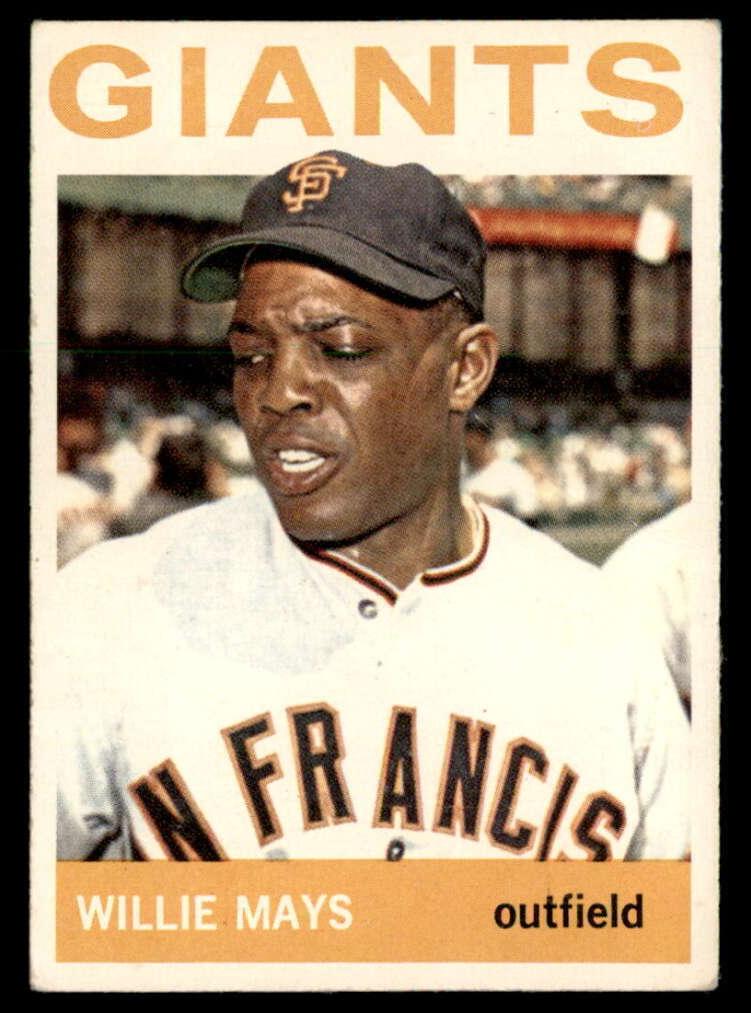 1964 Topps Baseball Willie Mays #150 RAW Ungraded