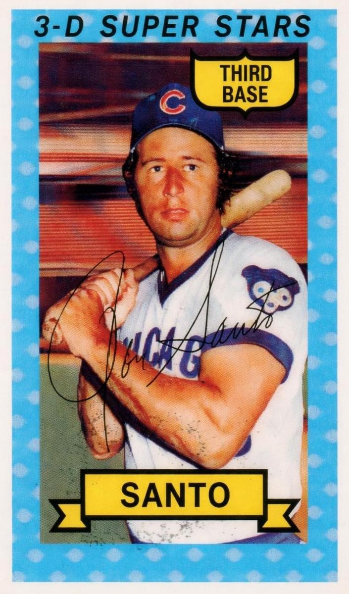 1974 Kellogg's 3-D Super Stars Baseball Ron Santo #7