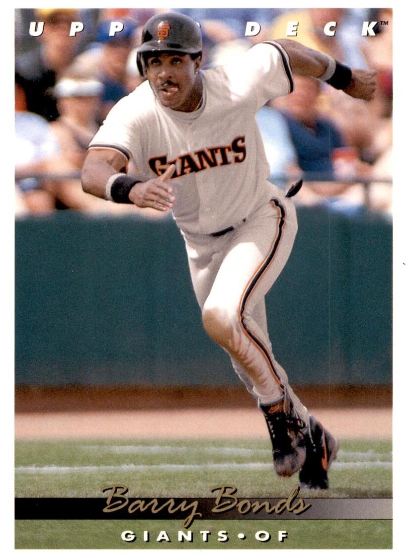 1993 Upper Deck Baseball Barry Bonds #567