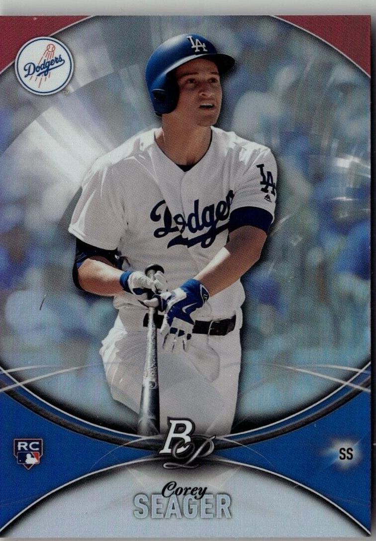 2016 Bowman Platinum Baseball Corey Seager #40 PSA 9