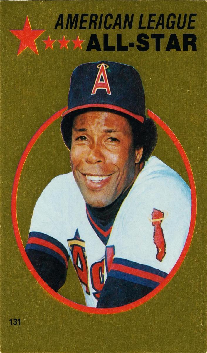 1982 Topps Stickers Baseball Rod Carew #131