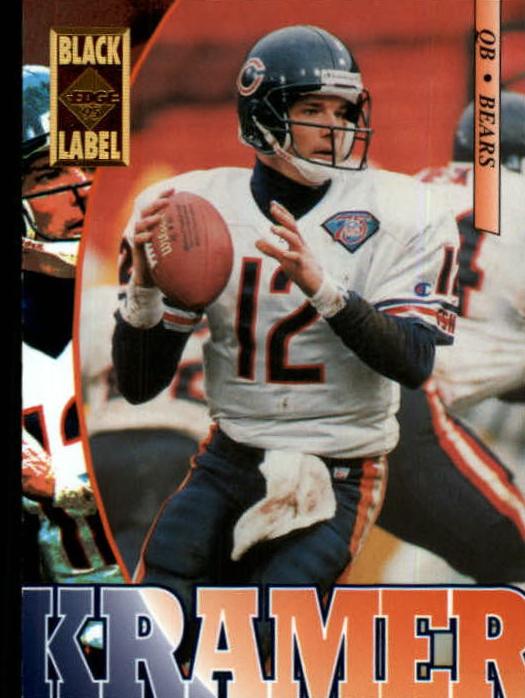 1995 Collector's Edge Football Black Label Erik Kramer #32
