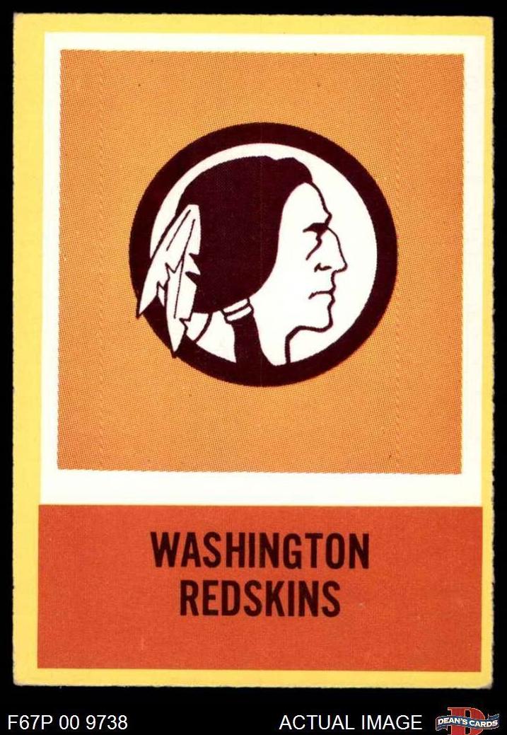 1967 Philadelphia Football Washington Redskins #192