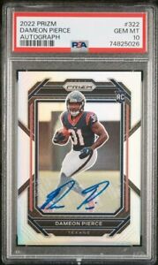 2022 Panini Prizm Football Dameon Pierce #322 PSA 10