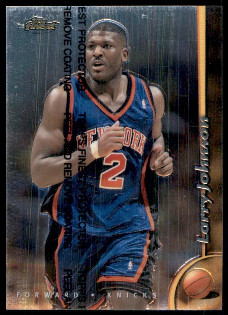 1998 Topps Finest Basketball Larry Johnson #9 PSA 8.5