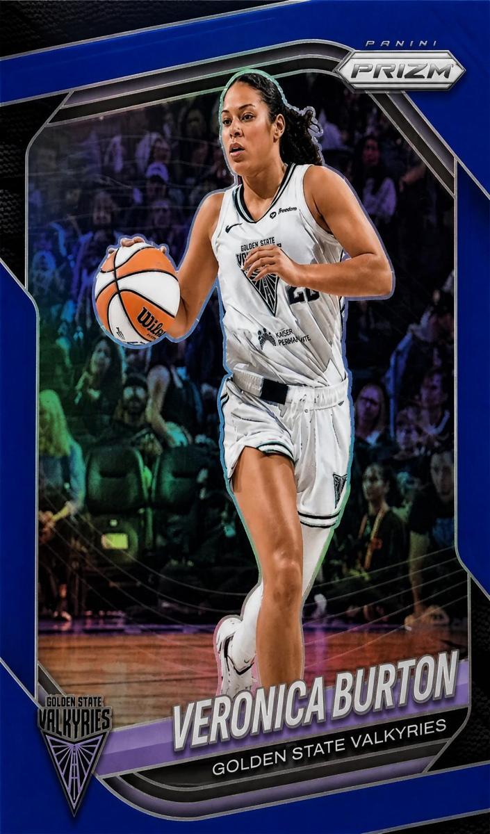 2025 Panini Prizm WNBA Basketball Blue Veronica Burton #70