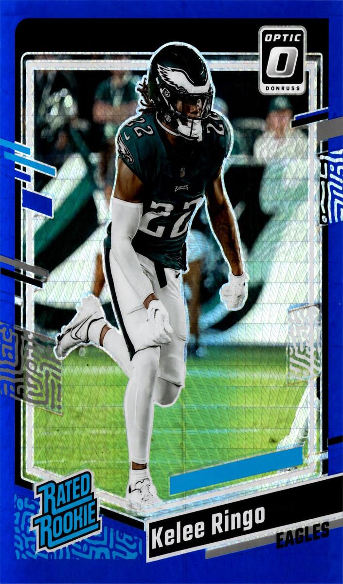 2023 Donruss Optic Football Blue Hyper Kelee Ringo #282