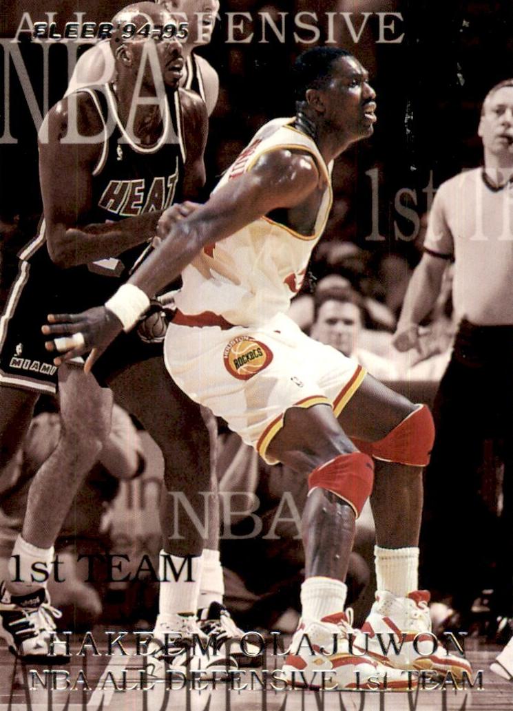 1994 Fleer Basketball Hakeem Olajuwon #3