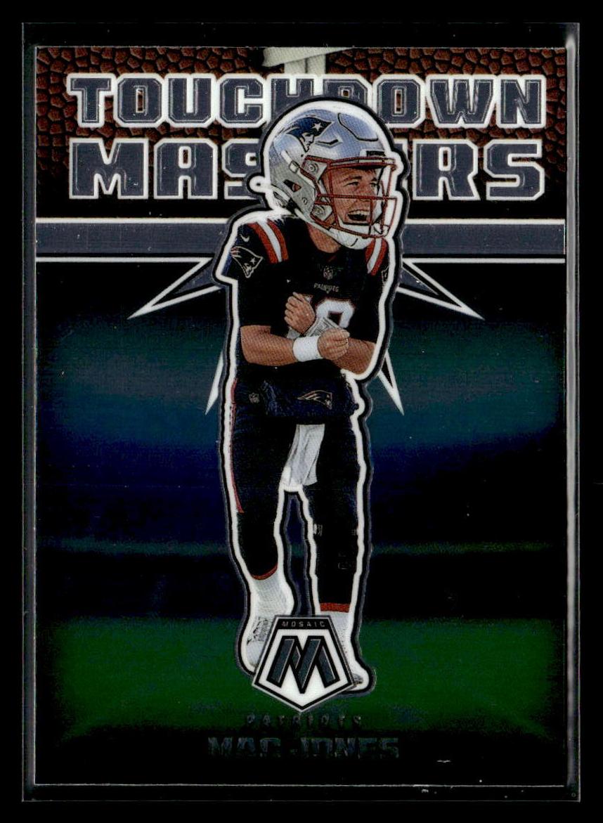 2022 Panini Mosaic Football Mac Jones #TD-9 SGC 9.5