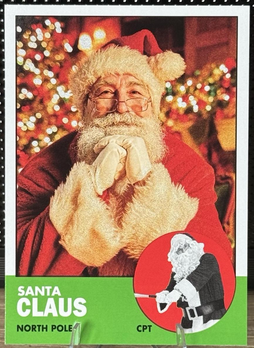 2025 Topps Holiday Baseball Santa Claus #TSA-63 PSA 10