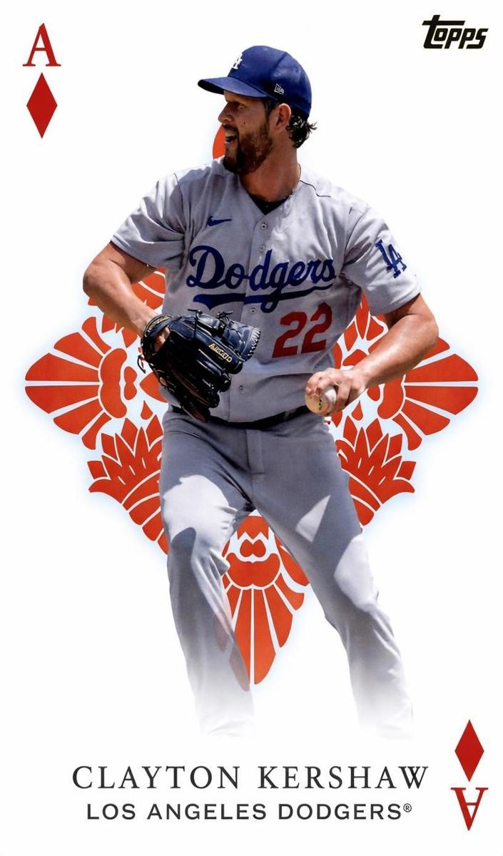 2023 Topps Baseball Blue Clayton Kershaw #AA-7 PSA 10