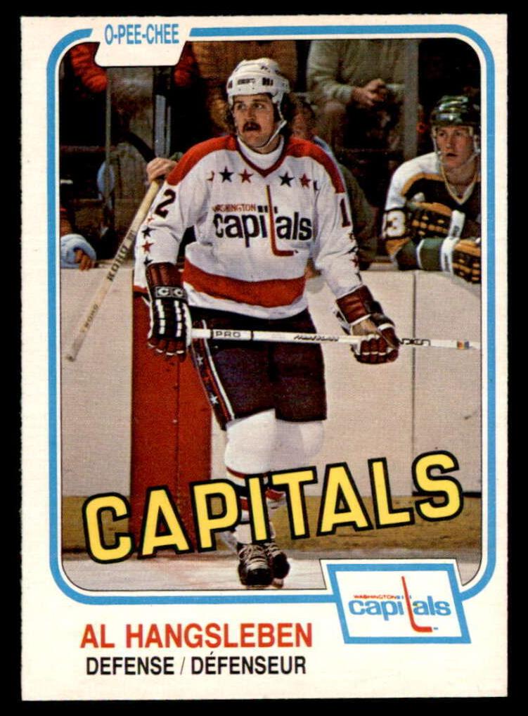 1981 O-Pee-Chee Hockey Al Hangsleben #354