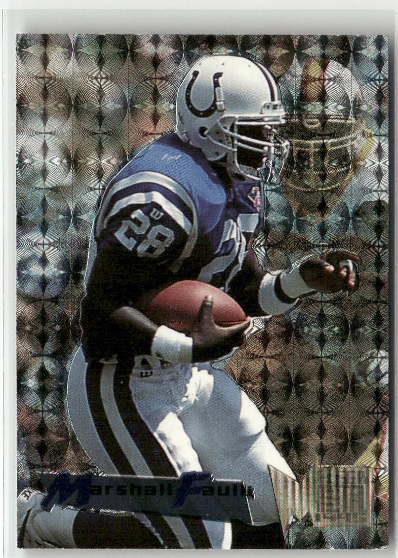 1995 Fleer Metal Football Marshall Faulk #84