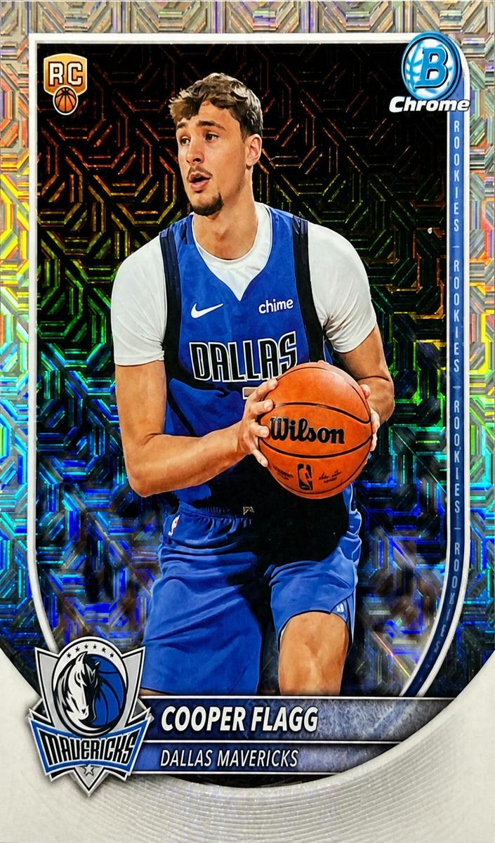 2025 Bowman Mega Box Basketball Mojo Refractor Cooper Flagg #BCV-1