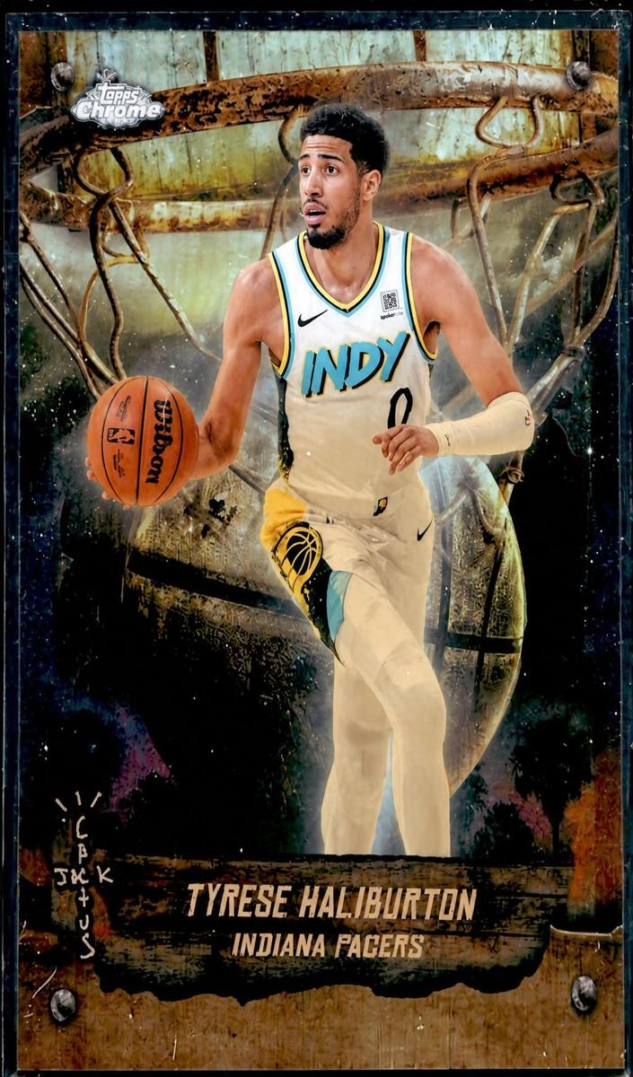 2025 Topps Chrome Cactus Jack Basketball Tyrese Haliburton #AST-11
