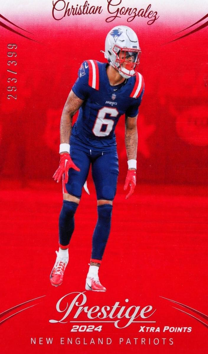 2024 Panini Prestige Football Red Premium Xtra Points Christian Gonzalez #205