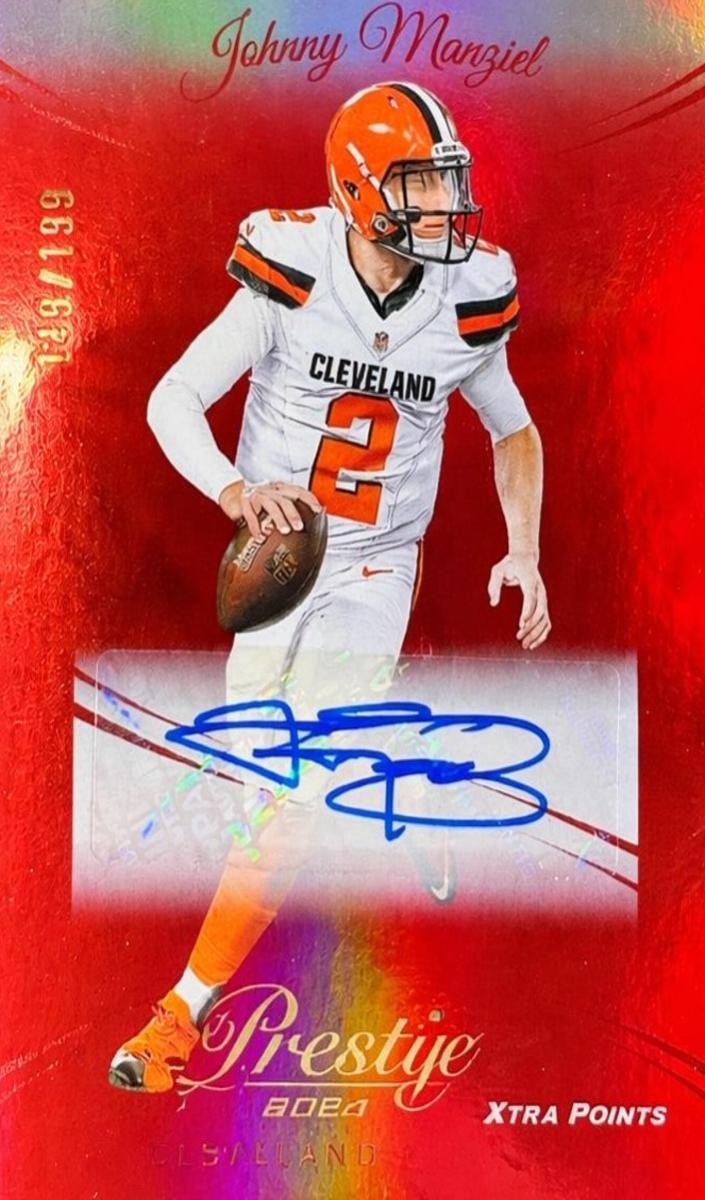 2024 Panini Prestige Football Red Johnny Manziel #73