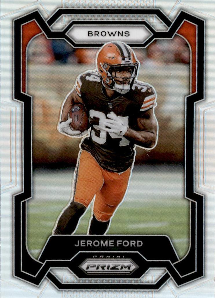 2023 Panini Prizm Football Silver Jerome Ford #66 PSA 9