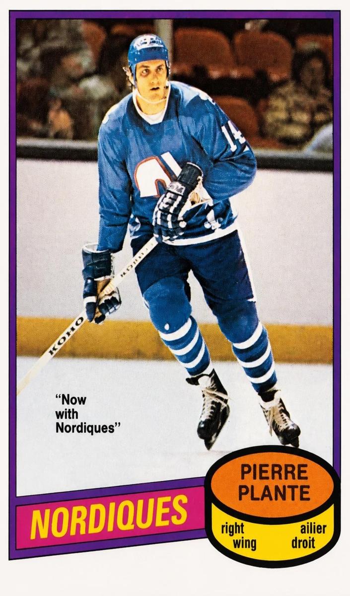 1980 O-Pee-Chee Hockey Pierre Plante #369 PSA 8