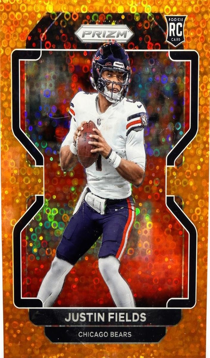 2021 Panini Prizm Football Disco Justin Fields #334 SGC 9.5