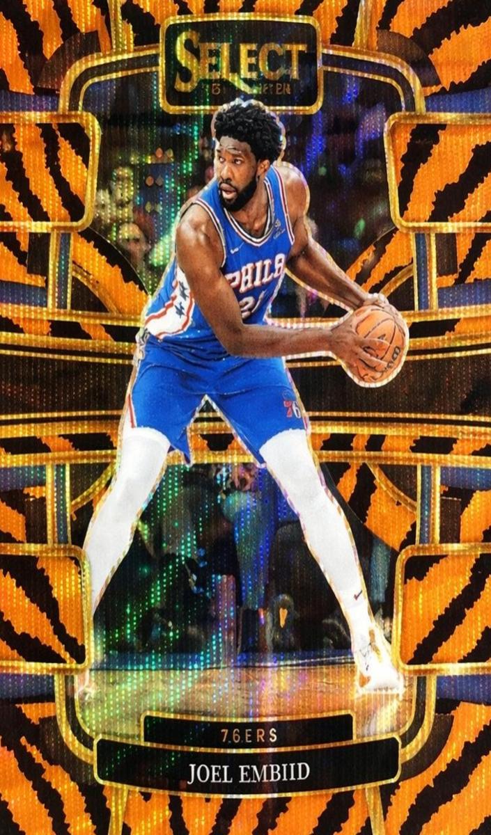 2023 Panini Select Basketball Tiger Joel Embiid #4