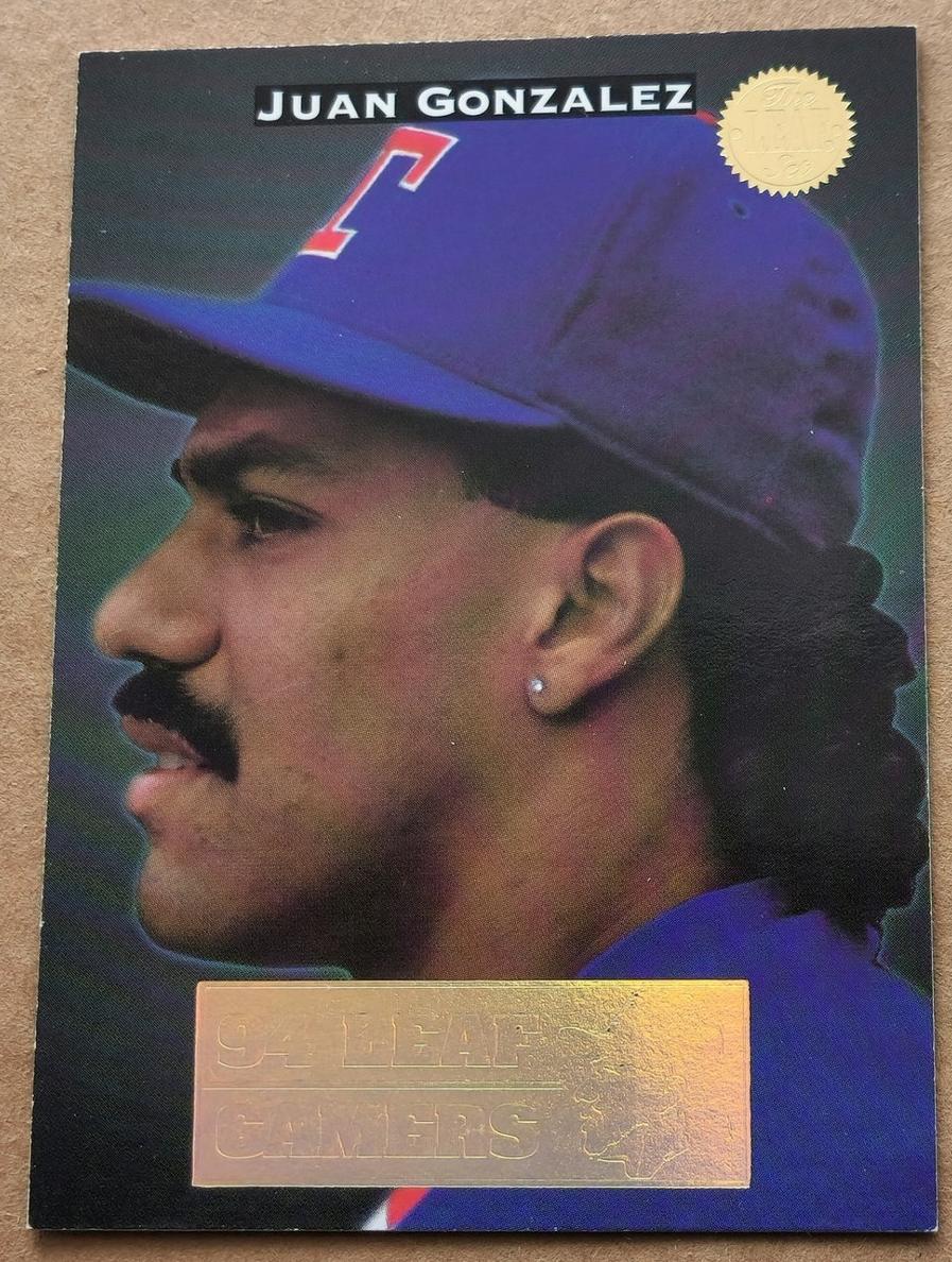 1994 Leaf Baseball Juan Gonzalez #3