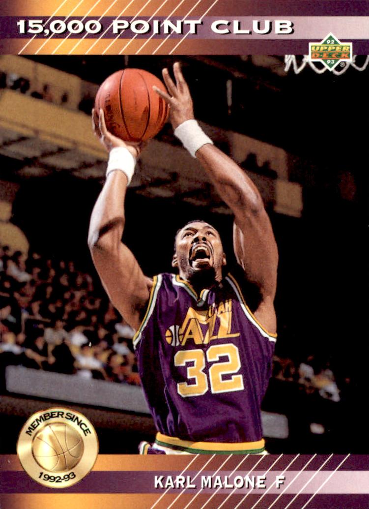 1992 Upper Deck Basketball Karl Malone #PC16