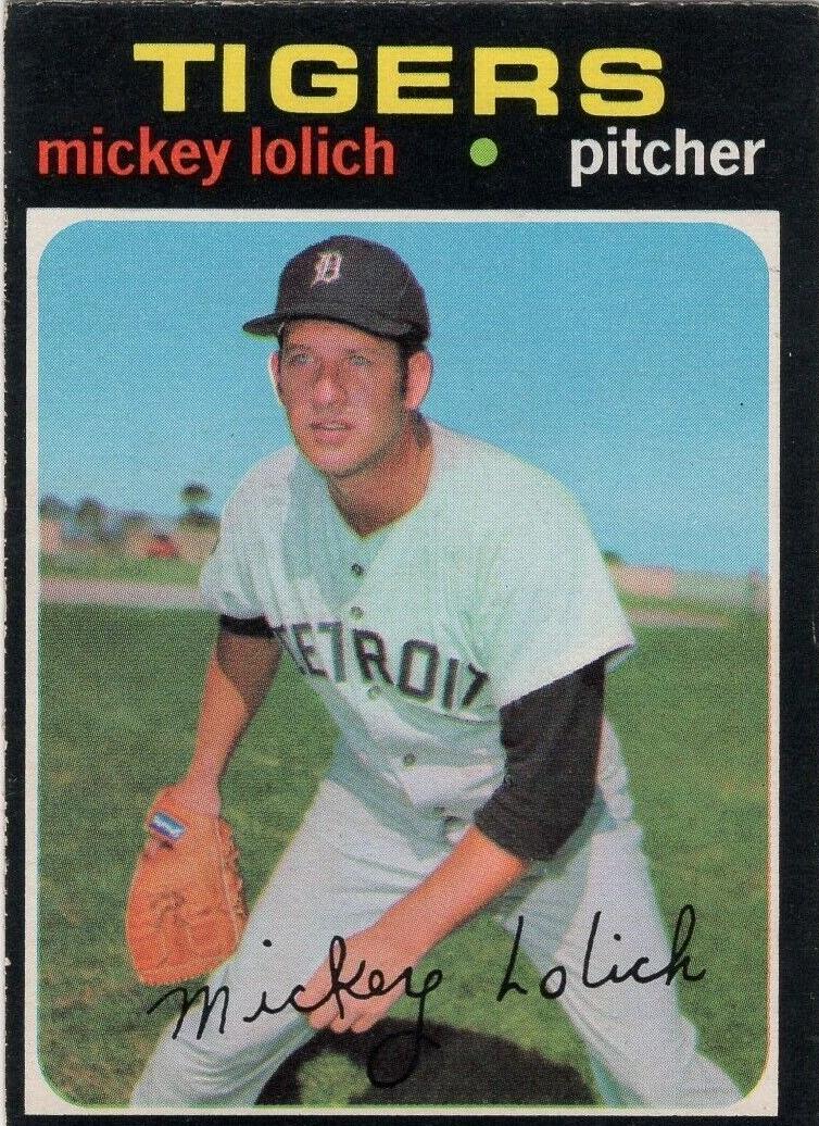 1971 O-Pee-Chee Baseball Mickey Lolich #133 PSA 7