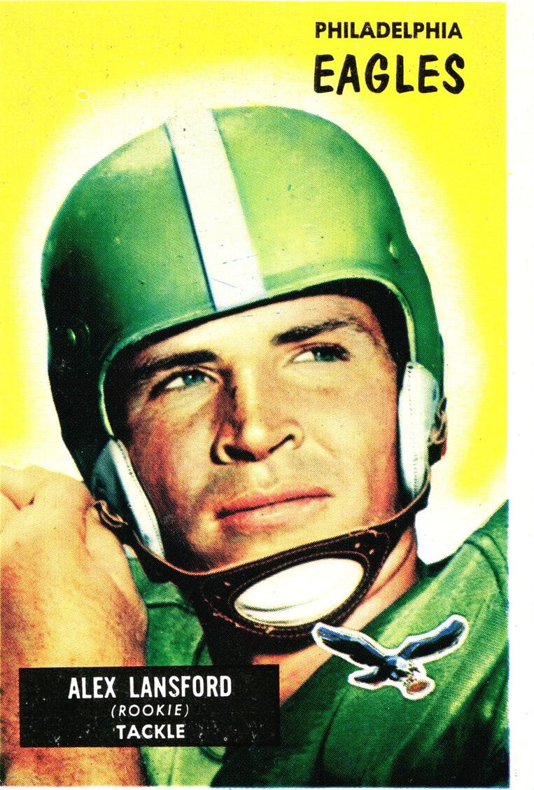 1955 Bowman Football Buck Lansford #126 PSA 6