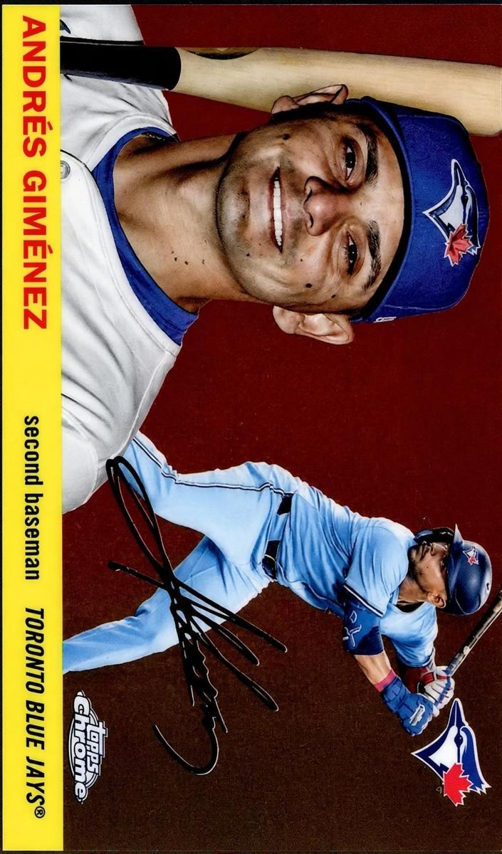 2025 Topps Chrome Platinum Baseball Andres Gimenez #6