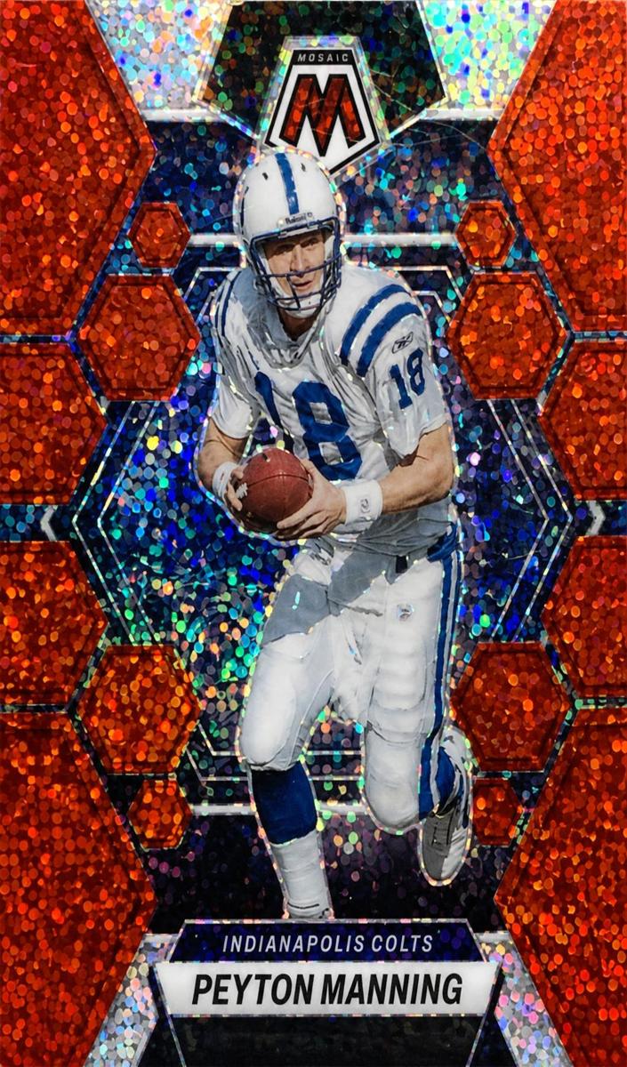 2023 Panini Mosaic Football Red Peyton Manning #100