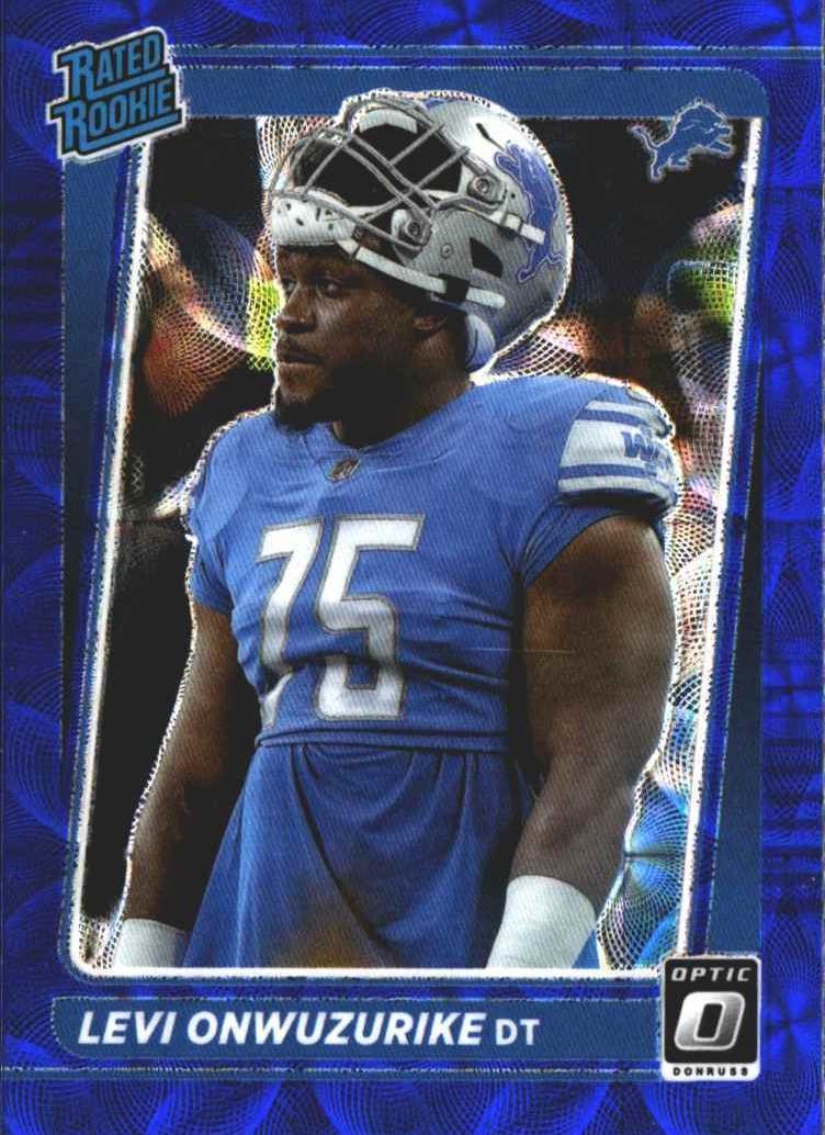 2021 Donruss Optic Football Blue Scope Levi Onwuzurike #270