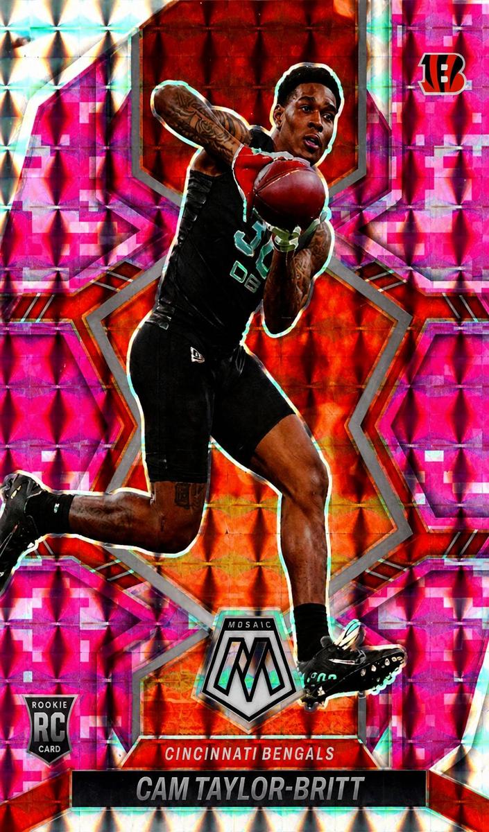 2022 Panini Mosaic Football Camo Pink Cam Taylor-Britt #393