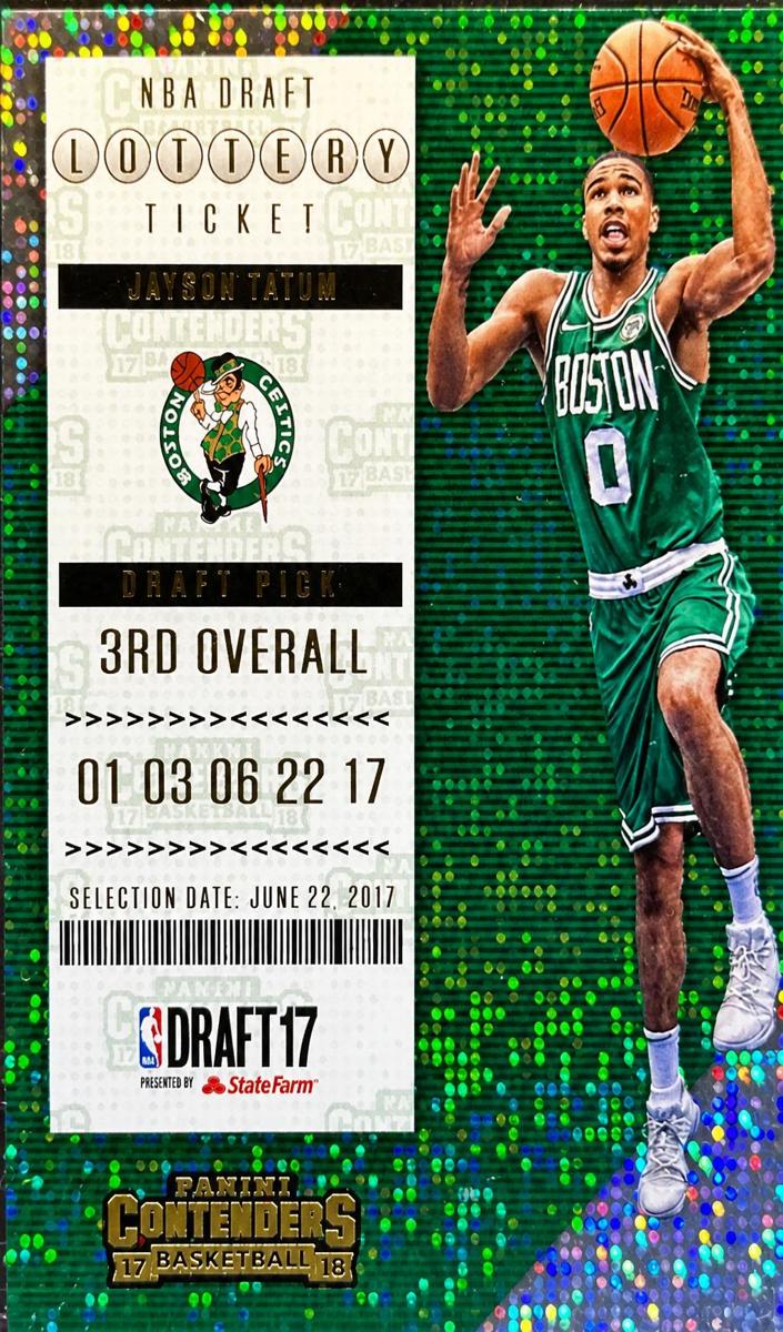 2017 Panini Contenders Basketball Jayson Tatum #3 PSA 9