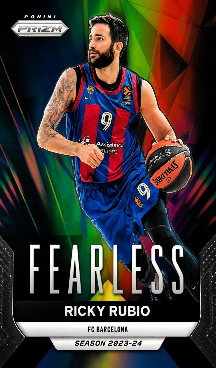 2023 Panini Prizm Turkish Airlines EuroLeague Basketball Ricky Rubio #13