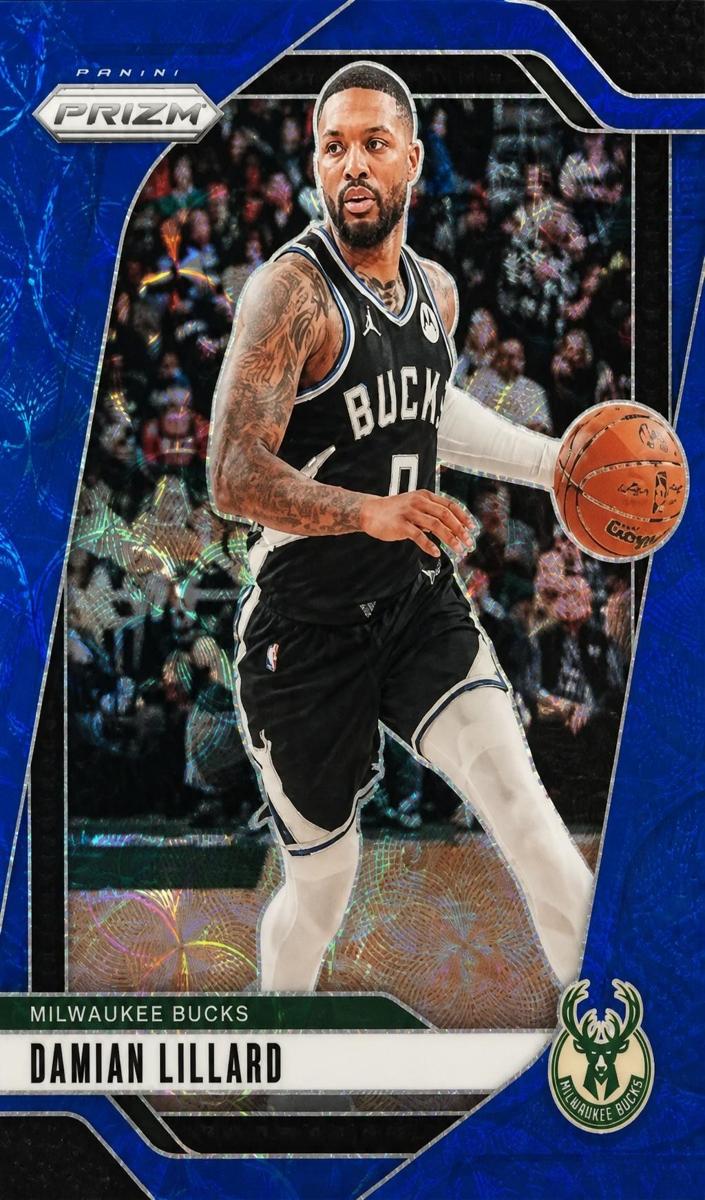 2024 Panini Prizm Basketball Choice Blue Damian Lillard #90